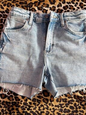 Wrangler Light Blue Denim Cutoff Shorts